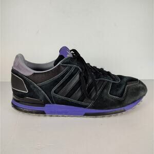 Vintage Y2K Adidas ZX 700 Torsion black/purple streetwear sneakers mens 13